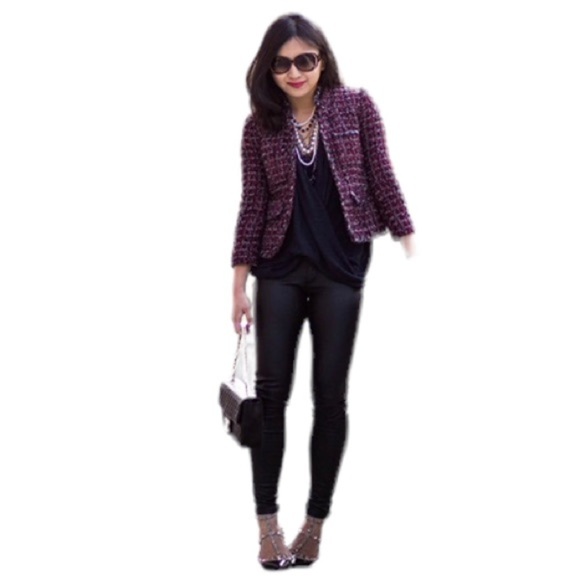 FREE People Wrap Drapey Hacci Knit Top Size XS Navy Blue - Picture 3 of 15